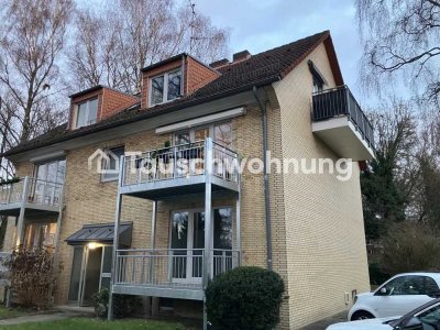 Tauschwohnung: 2Z-Dachgeschosswohnung mit Balkon im Grünen gegen 2,5-4Z