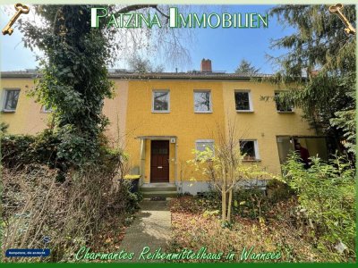 Charmantes Reihenmittelhaus mit Keller, Garten und Garage in Wannsee