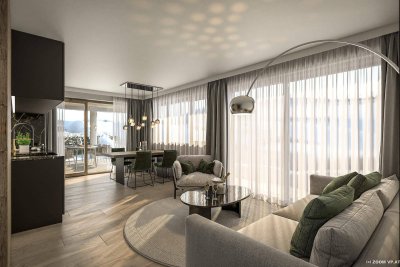 Luxuriöse Obergeschosswohnung am Fuße der Bichlalm