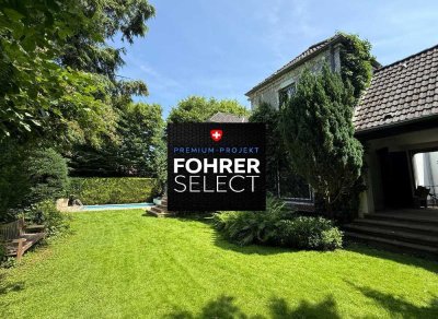 Repräsentative Villa mit großzügigem Garten und Pool ! Gelegen in ruhiger Lage von Alt-Meererbusch