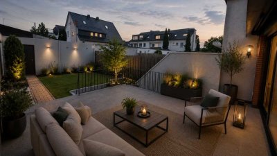 Großzügiges DG-Zimmer mit eigenem Bad & Garten, Kamin, Garage, Keller zur Mitbenutzung