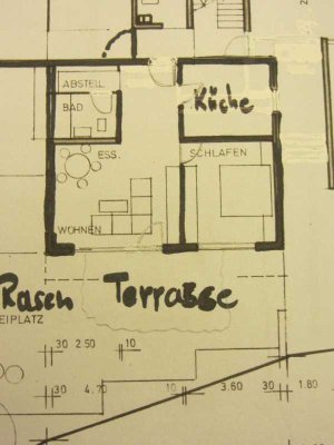 Helle 2 Zimmerwohnung in Traumlage von Sinzheim