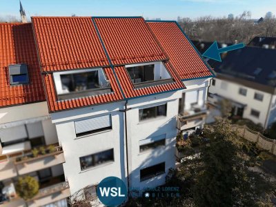 Modernisiert. Offen. Anders. 3,5-Zimmer-Maisonette mit Galerie und Dachterrasse –  TG-Box  inklusive