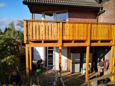 Wohnen wie im Haus: Gepflegte Maisonette-Wohnung mit Balkon, Terrasse & Garten - Provisionsfrei!