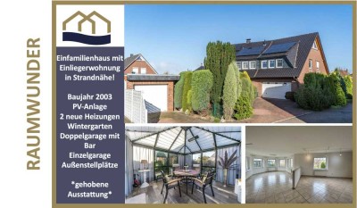 Ihr Traum-Eigenheim an der Nordsee mit vermieteter Einliegerwohnung *Strandnah, BJ 2003, PV-Anlage*