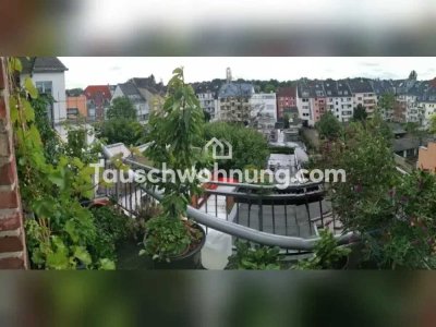 Tauschwohnung: Wieder frei: Helle 3Zi am Stadtwald mit sonnigem Süd-Balkon