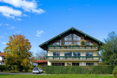 Exklusive, neu renovierte 3-Zimmer-Erdgeschosswohnung mit Südausrichtung in Übersee Nähe Chiemsee