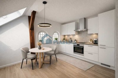 1 Zimmer-Wohnung im Dachgeschoss