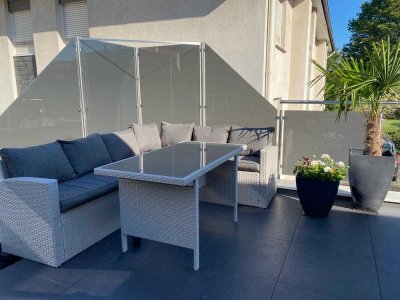 Renovierte & Teilmöblierte 3,5 Zimmer mit EBK, separatem Eingang & großer Terrasse in SG-Ohligs