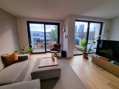 Modernes Penthouse mit zwei Dachterrassen in Hamburg-Uhlenhorst
