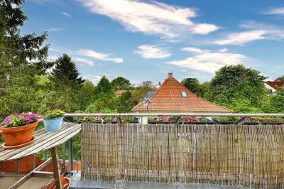 Wohnen mit Sonnenglanz: 3-Zimmer Maisonette nahe Heiligem See