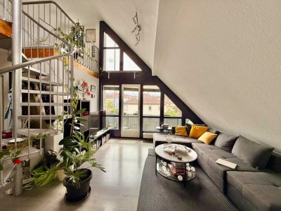 Lichtdurchflutete Maisonette mit Balkon & Empore – 2,5 Zimmer im Nürnberger Bleiweiß Viertel