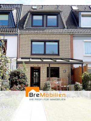 Gepflegtes Reihenhaus zur Miete mit Garten und Garage in Bremen-Osterholz-Schevemoor