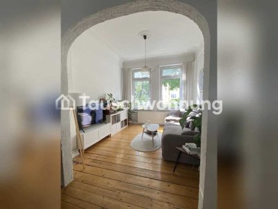 Tauschwohnung: Altbau mit Garten und Balkon / Hochparterre und Souterrain