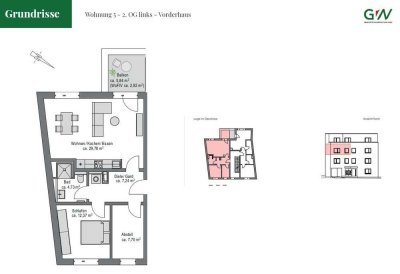 Neubau-Erstbezug (!) Etagen-Whg. in urbaner Lage von Hamburg-Lurup