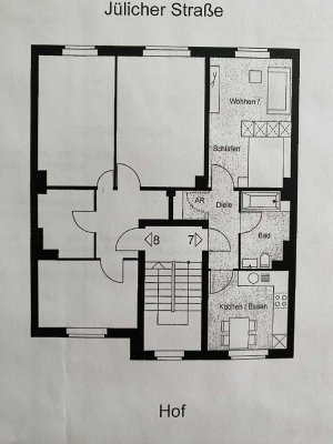 Provisionsfrei ! Exklusive 2-Raum-Wohnung in Köln Altstadt & Neustadt-Süd
