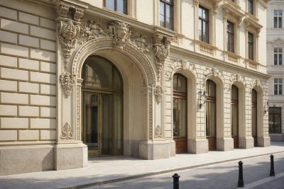 Duplex-Apartment in a historic Palais with a loggia