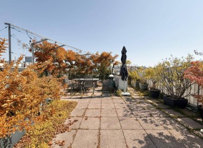 Blick über Wien I 3 Außenflächen I ca. 67 m² beeindruckender Wohn-Essbereich I Stellplätze im Haus verfügbar I