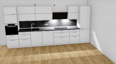 Helle 3 Zimmer Wohnung mit EBK und 2 Stellplätzen im modernen Neubau