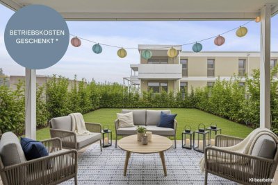 OSTERAKTION! Provisionsfreie, ansprechende 3-Zimmer-Gartenwohnung mit offenem Wohn-/Essbereich | Sonnenterrasse