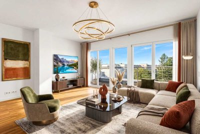 Exklusive Penthouse-Maisonette | 2 Sonnenterrassen | Balkon | TG-Stellplatz