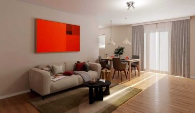 Großzügige Wohnung mit Balkon und Keller