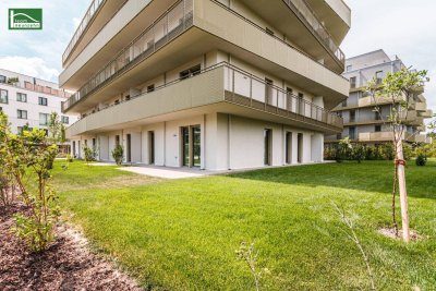 Gratulation - hier ist Sie, Ihre geräumige Gartenwohnung mit hervorragender Ausstattung im provisionsfreien Erstbezug
