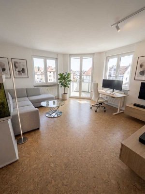 Attraktive 3-Zimmerwohnung in begehrter Lage von Gohlis Süd mit gr. Balkon, Gäste WC, Aufzug, TG