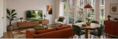 Sanierte 2-Zimmer-Wohnung, ruhig und fußläufig zum Stadtpark