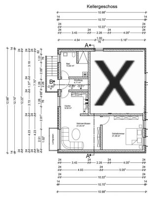 690 € - 69 m² - 2.0 Zi.
