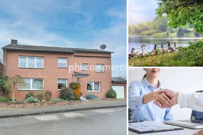 PHI AACHEN - Naturnahes Zweifamilienhaus mit ausgebautem Dachgeschoss in Jülich!