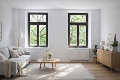 Charmante vermietete 2-Zimmer-Wohnung in Leipzig-Sellerhausen!!!