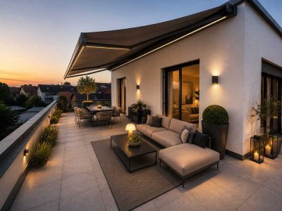 Exklusives Luxus-Penthouse in Baden-Baden Oos – 189 m² Wohnkomfort mit Panoramablick & Dachterrassen