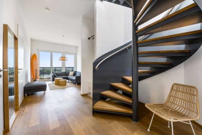 Exklusive 2-Zimmer-Wohnung mit Elbblick und außergewöhnlicher Dachterrasse in der Hafencity-Hamburg
