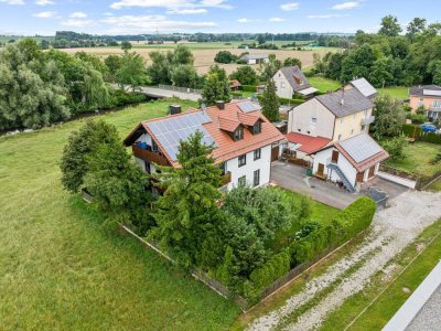 Maisach: Gepflegte 3-Zimmer Gartenwohnung mit Terrasse und Garage