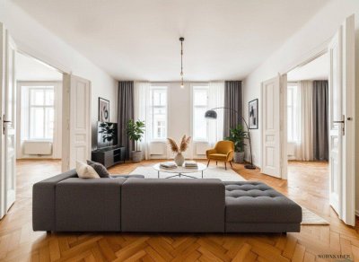 Stilvolle 4-Zimmer-Wohnung im Herzen Wiens + absolute Ruhelage