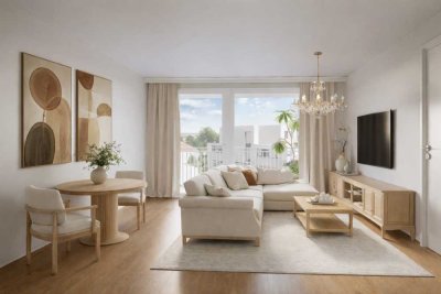 2 Zimmer im DG mit Balkon - Betreutes Wohnen