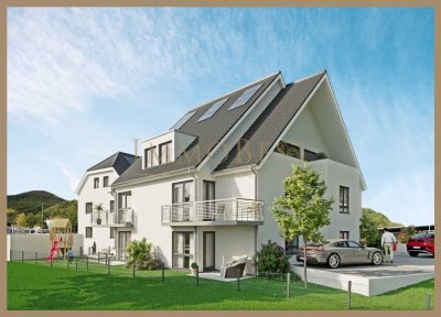 Luxuriöse Penthousewohnung mit Blick zum Trifels! Energieeffizienzhaus 40! - Förderfähig -