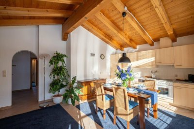 Direkt von der gemütlichen 88m² 3-Zimmerwohnung auf die Skipiste