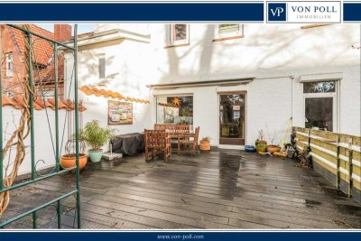 Altbau Erdgeschosswohnung mit großer Terrasse und Garten im Zentrum Eutins