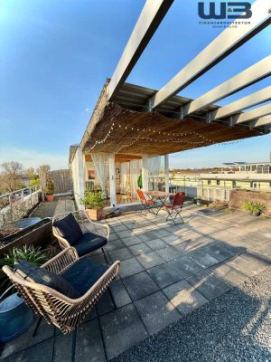 Wohnen über den Dächern nahe Uniklinik Augsburg – 3,5-Zi. Penthouse mit Wintergarten & Terrasse