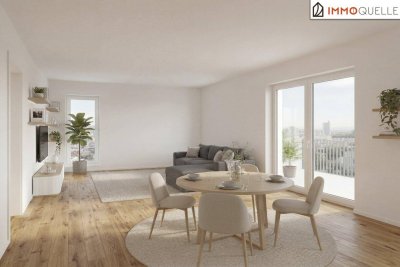 Lebenswert Wohnen - Wels! Barrierefrei erreichbare Neubauwohnung in Wels mit privatem Freiraum, Lift, Kellerabteil und Stellplatz