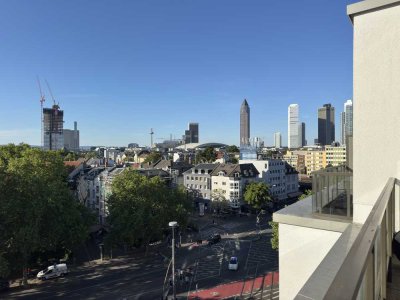 Stylisches 2-Zi.-Apartment mit Dachterrasse und Skylineblick