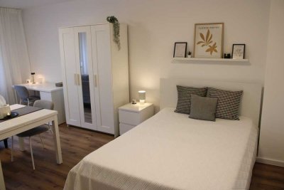 Helle, möblierte 1,5-Zimmer Wohnung mit Balkon in Darmstadt-Eberstadt