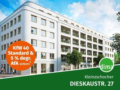 KfW-40-Neubau am Volkspark! Durchdachte WE mit Südost-Loggia, Duschbad, HWR, Keller, Aufzug u.v.m.