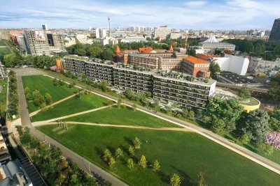 Penthouse am Gleispark mit Dachterrasse und Balkon