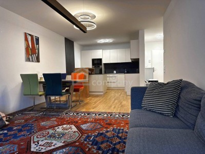 Neubau-3-Zimmer mit 14 m²-Balkon, Tiefgarage &amp; Blick auf den Wienerberg