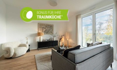 Ihr neues Zuhause – mit Küchenbonus! Kurzfristig bezugsfertige Wohnung mit 4 Zi., 2 Bädern & Garten