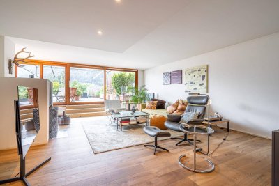 Exklusive Dach-Maisonette mit großer Südwestterrasse im Zentrum von Telfs