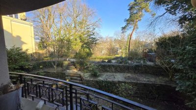 Helle Wohnung in Grunewald mit Garten, Terrassen, Sauna, EBK, Kamin, Tiefgarage, Seezugang